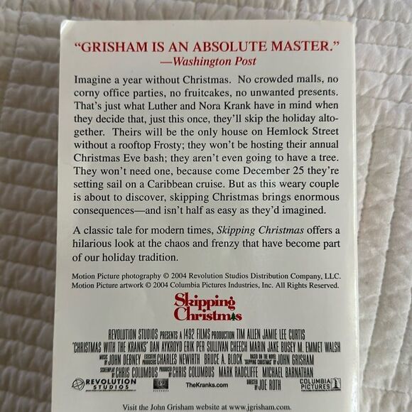 Skipping Christmas Paperback Book John Grisham - Picture 3 of 5